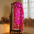 The Zardozi Lotus Vine Odhni