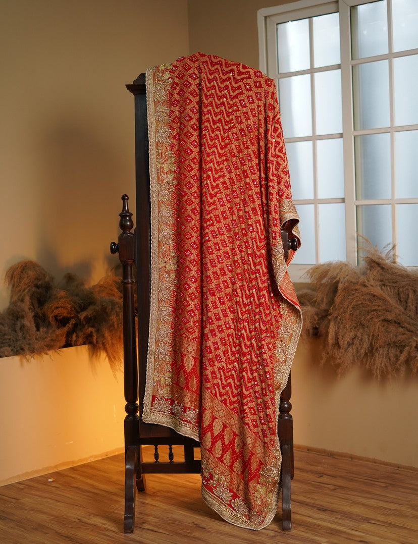 The Zari Jaal Odhni