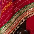 The Zardozi Lotus Buti Odhni